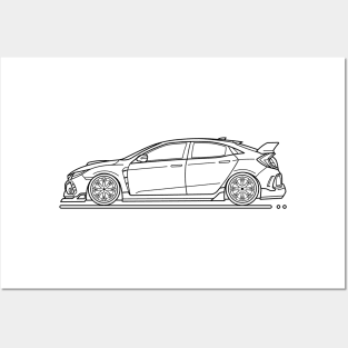 Type R 2018 B Lineart Posters and Art